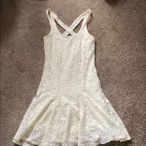 White lace dress